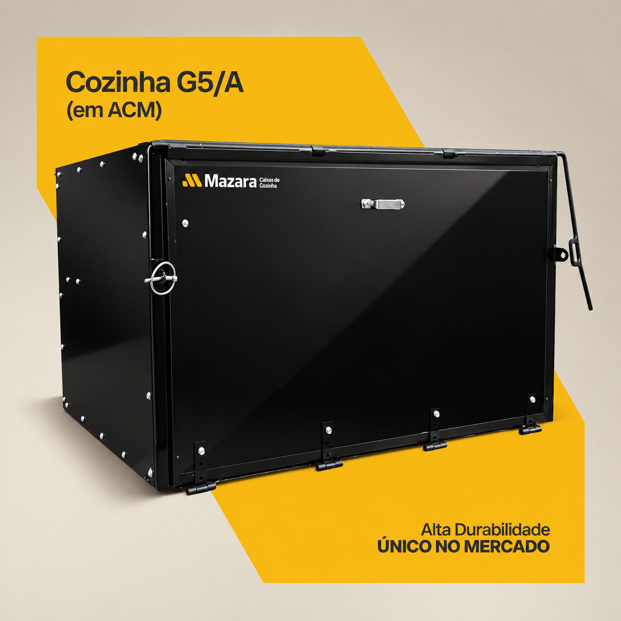 Vista de perfil de la Caja de Víveres G5/A en ACM